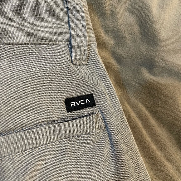 RVCA Gray Flat Front Shorts Versatile Style - Picture 5 of 5